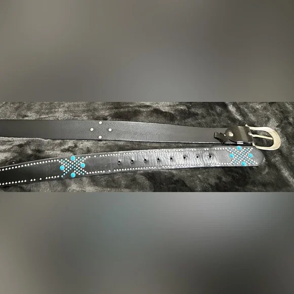 Torrid Black and Blue Studded Belt - Picture 4 of 8